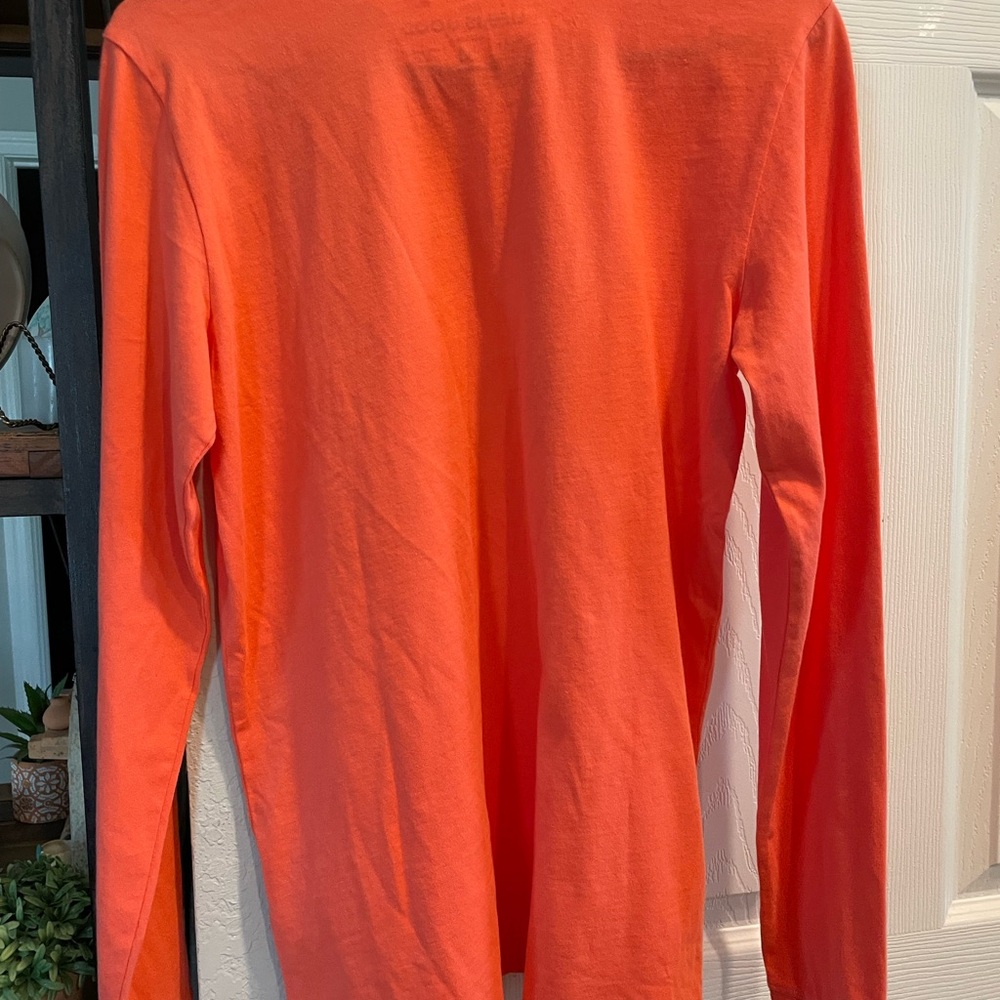 Life is Good FLOUR POWER Long sleeve orange Crusher T shirt Medium NEW w tag - Picture 7 of 8